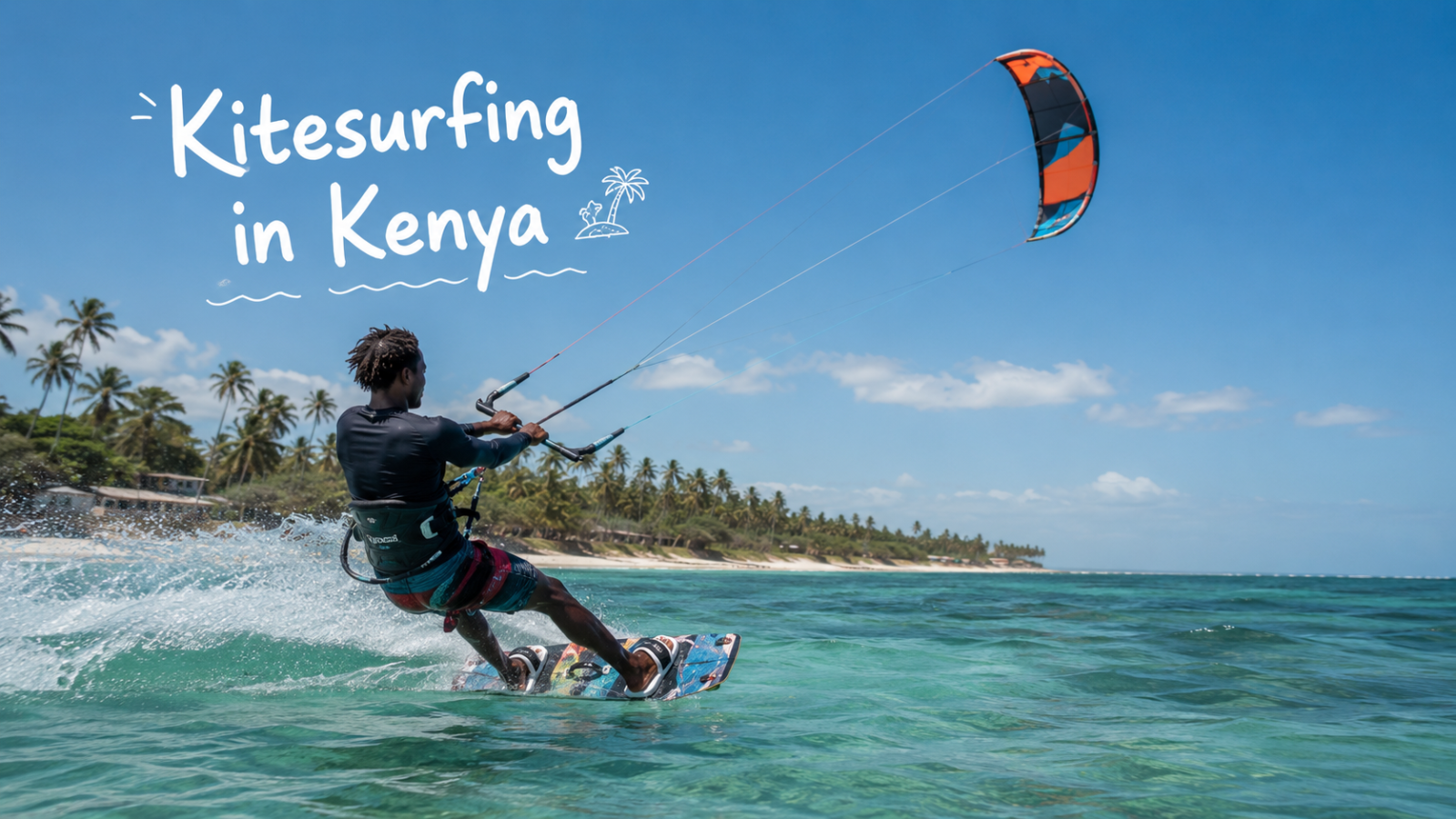 Kitesurfing in Kenya