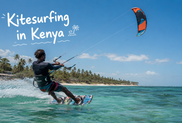 Kitesurfing in Kenya