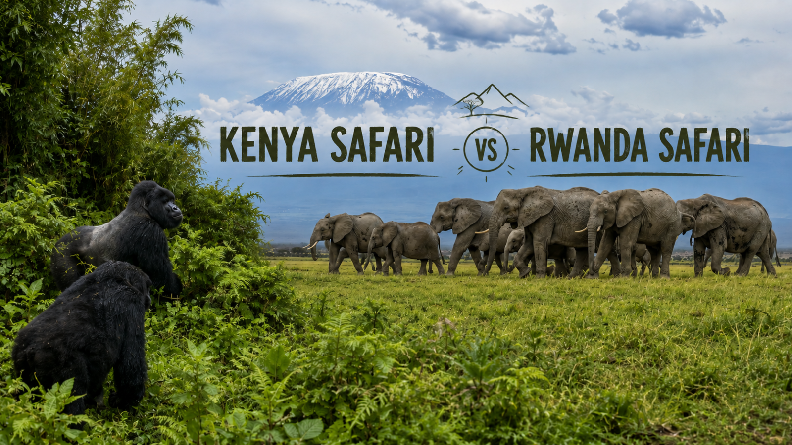 Kenya Safari vs Rwanda Safari